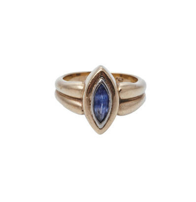 9ct Marquise Sapphire Ring