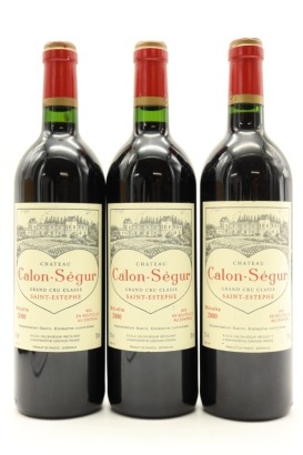 (3) 2000 Chateau Calon-Segur, Saint-Estephe &diams;