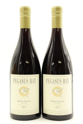 (2) 2012 Pegasus Bay Prima Donna Pinot Noir, Waipara [BC96] ♦