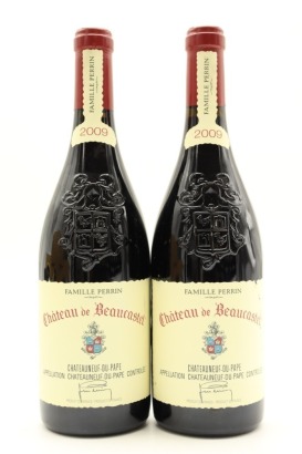 (2) 2009 Chateau de Beaucastel Chateauneuf-du-Pape, Rhone &diams;