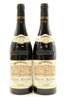 (2) 2010 E. Guigal Cote Rotie La Mouline, Rhone [JR18.5] [RP100] &diams;