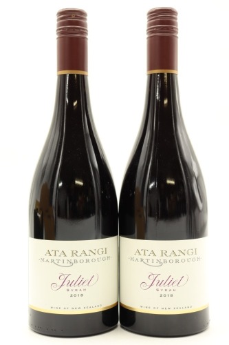 (2) 2018 Ata Rangi Juliet Syrah, Martinborough ♦