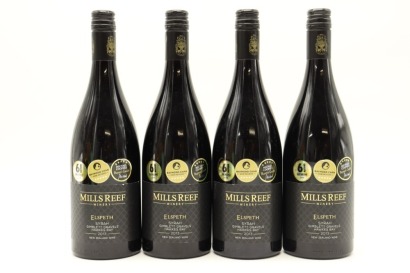 (4) 2013 Mills Reef Elspeth Syrah, Gimblett Gravels [BC95] ♦