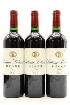 (3) 2005 Chateau Potensac, Medoc &diams;