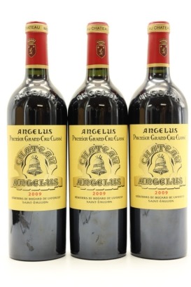(3) 2009 Chateau Angelus, Saint-Emilion [JR16.5] [WE94] &diams;