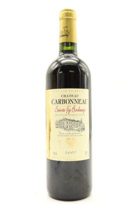(1) 2005 Chateau Carbonneau, Sainte-Foy Cotes de Bordeaux