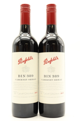 (2) 2013 Penfolds Bin 389 Cabernet Shiraz, South Australia [JR17] [BC96][ [JO95]