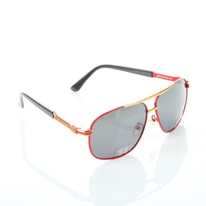 Mercededs Benz Red and Gold Sunglasses with Box