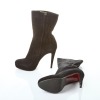 Loriblu Black Suede Heel Boots, Size 39 - 2