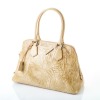 Prada Beige Leather Print Bag with Box