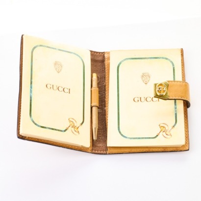 Gucci, Vintage, Address Book with Box