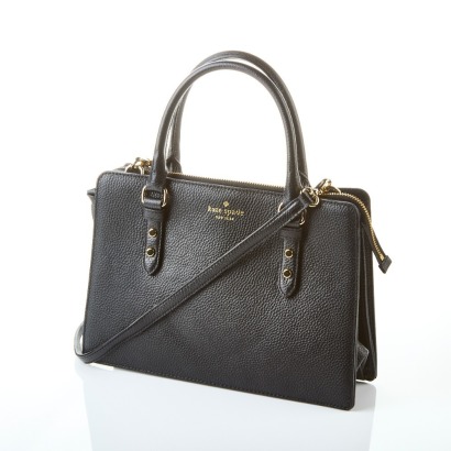 Kate Spade Black Mulberry Street Lise Satchel Bag
