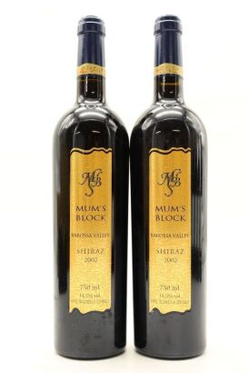 (2) 2002 Mum's Block Shiraz, Barossa Valley