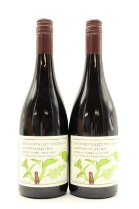 (2) 2014 Pyramid Valley Vineyards 'Growers Collection' Howell Family Vineyard Cabernet Franc, Hawke's Bay♦