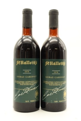 (2) 1976 St Hallett's Shiraz - Cabernet, Barossa Valley