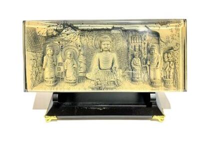 An Longmen Grottoes Ornament with box