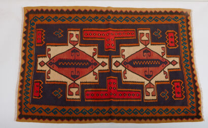 An Iranian Sirjan Kilim Carpet