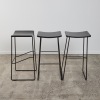 A Set of Three Tim Webber Wrap Stools