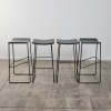 A Set of Four Tim Webber Wrap Stools