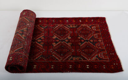 A Hand Knotted Baluchi Runner