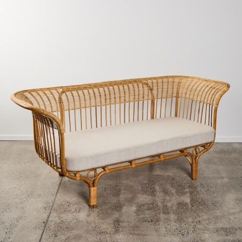 An Italian Franco Albini 'Belladonna' Rattan Sofa by Sika Design