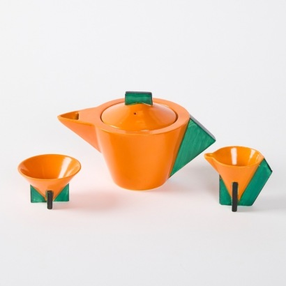 A Clarice Cliff 'Yoo Hoo' Tea Set