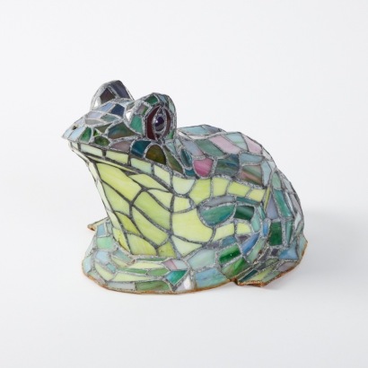 A Tiffany Style Frog Table Lamp Shade