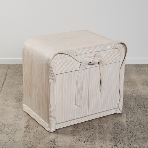 A Betty Cobonpue Bedside Table