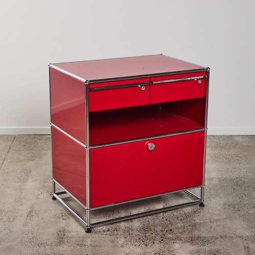 A USM Haller Storage System Cabinet