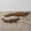 Two Taxidermy Alligators