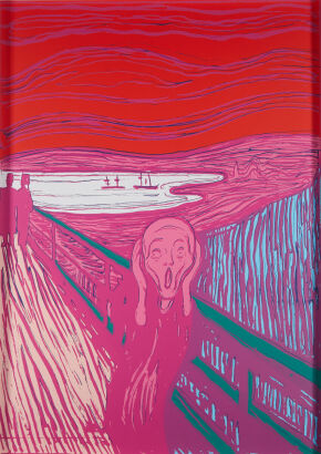 AFTER ANDY WARHOL The Scream - Pink