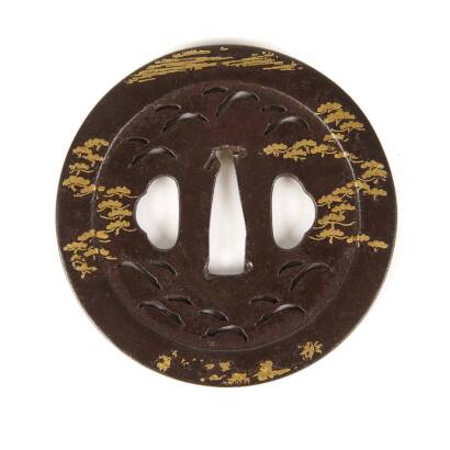 A Japanese Edo Period Iron Tsuba