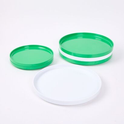 Seven Heller Plastic Plates