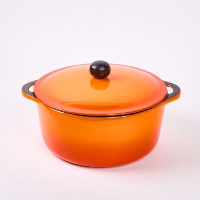 A Monet Cast Iron Casserole Dish