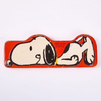 A 1958 Snoopy Tin Pencil Case