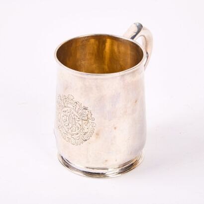 A Sterling Silver Pint Mug