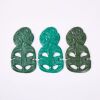 A Trio of Three Plastic Hei Tikis