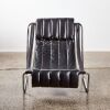 A Mid-Century Black Swing Chair - 2