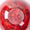 A Garry Nash Red Art Glass Vase Dated '15 - 2