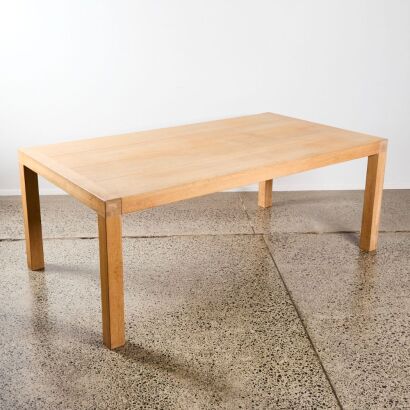 A Blonde Oak Dining Table