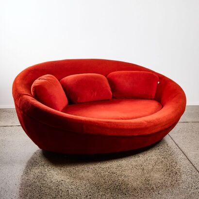 A Round Celini UFO Sofa