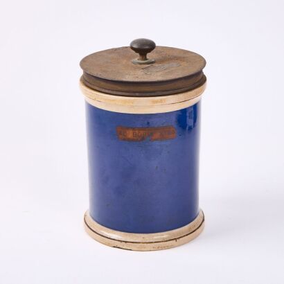 A Victorian Apothecary Porcelain Storage Jar