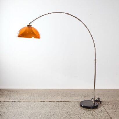 A Vintage Arc Floor Lamp