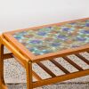 A Mid-Century Enamel on Copper Tile Coffee Table - 2