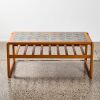 A Mid-Century Enamel on Copper Tile Coffee Table - 3