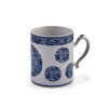 An 18th Century Chinese Qing Dynasty Qianlong Period Export Blue and White Floral Mug
