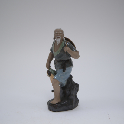 A Chinese fish man sculpture