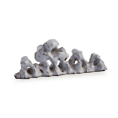 A Chinese White Glazed Pen Holder
