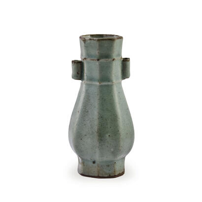 A Chinese Longquan Kiln Guan-type Vase