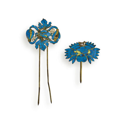 A Pair Of Chinese Late Qing Dynasty Hairpin